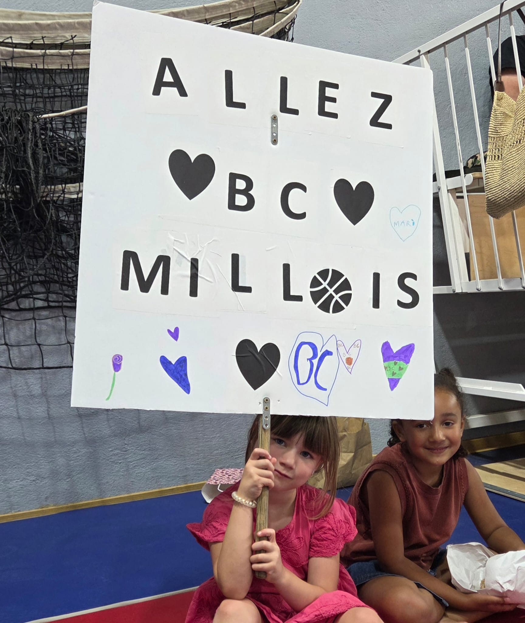 Supportrices école de basket 