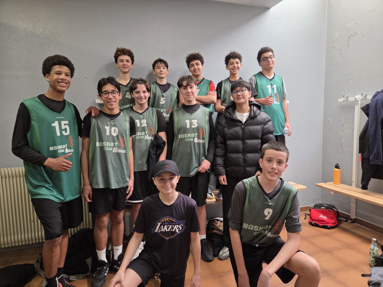 U15 Masculins Initiés – J3 | Dimanche 1er février : Les Millois concrétisent leur progression face à l’ES Pennes Mirabeau (65-49)