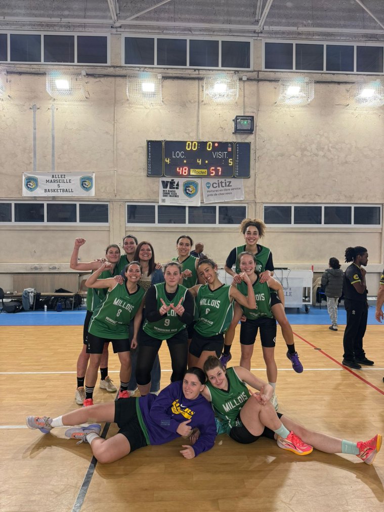 Les Milloises concluent la phase aller en force !